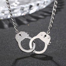 Load image into Gallery viewer, Stainless Steel Detachable Handcuffs for Men and Women&#39;s Pendant Necklace