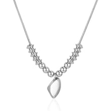 Load image into Gallery viewer, Stainless Steel Geometry Beaded Trend Fashion Necklace