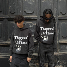 Load image into Gallery viewer, New letter foam printing niche fashion brand American casual loose men&#39;s couple hoodie hoodie
