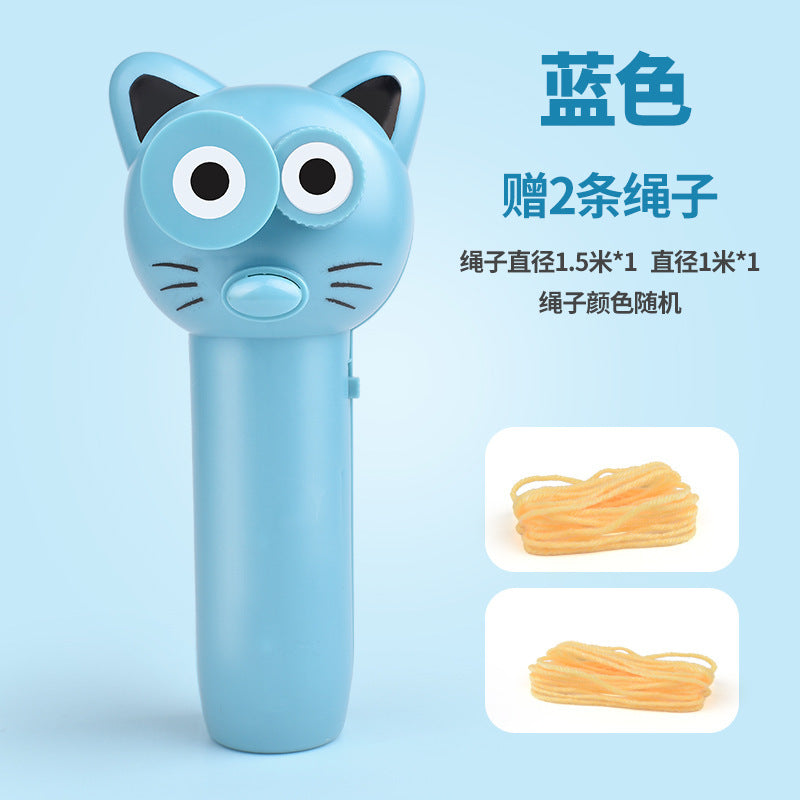 Cross-border rope transmitter new strange decompression toy ZipString Douyin electric thruster creative