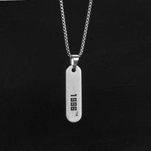 Load image into Gallery viewer, Stainless Steel Customized Year Trend Pendant Necklace