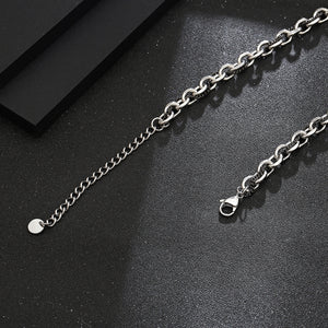 Stainless Steel Geometry Cross Necklace