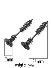 Load image into Gallery viewer, Stainless Steel Screw Trend Stud Earring