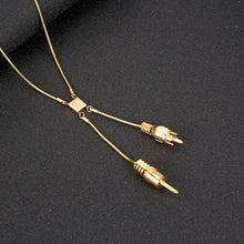 Load image into Gallery viewer, Stainless Steel Data Cable Trend Necklace