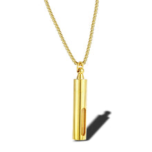 Load image into Gallery viewer, Stainless Steel Hollow Out Can Open Perfume Bottle And Essential Oil Bottle Fashion Pendant Necklace