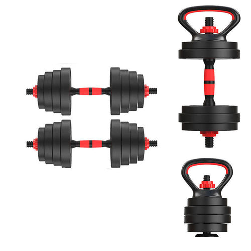 Dumbbells Men's home fitness equipment adjustable exercise barbell combination removable 3-in-1 dumbbells