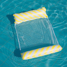 Load image into Gallery viewer, Cross border mesh floating bed inflatable hammock water collapsible back floating bed water inflatable deck chair inflatable floating row