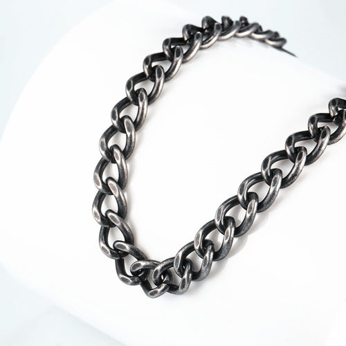 Stainless Steel Punk Men Fashion Minimalism Chain Bracelet