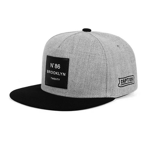 N86 taped hip-hop hip hop hat Spring summer men's and women's outdoor sun protection flat rim baseball hat