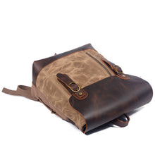 Load image into Gallery viewer, Outdoor travel backpack hard wax canvas backpack new outdoor anti-male and female travel bag