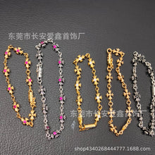 Load image into Gallery viewer, Chrome Hearts 22K Diamond Cross [Bracelet]