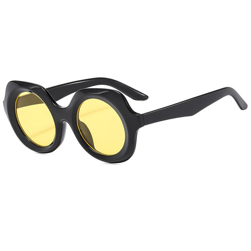 Fashionable retro polygon sunglasses outdoor UV protection sunshade personality sunglasses women's trend