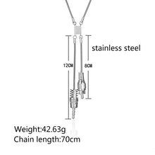 Load image into Gallery viewer, Stainless Steel Data Cable Trend Necklace