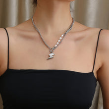 Load image into Gallery viewer, Stainless Steel Lightning Pearls Minimalism Fashion Necklace
