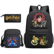 Load image into Gallery viewer, Film and television Harry Potter printed shoulder casual student backpack