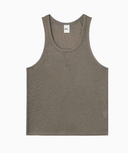 Simple Project Solid color knitted elastic loose basic sleeveless undershirt vest top