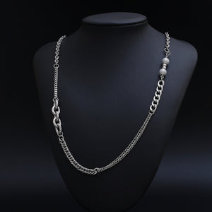 Stainless Steel Pearls Splicing Necklace