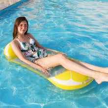 Load image into Gallery viewer, Cross border mesh floating bed inflatable hammock water collapsible back floating bed water inflatable deck chair inflatable floating row