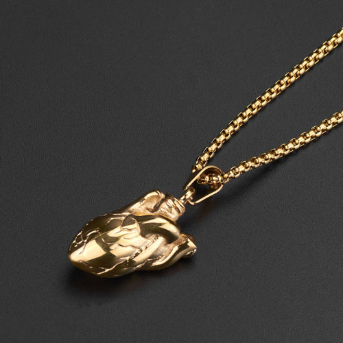Stainless Steel Heart Trend Pendant Necklace