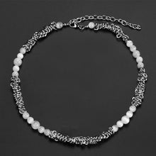 Load image into Gallery viewer, Stainless Steel Cat&#39;s Eye Stone Knot Trend Necklace