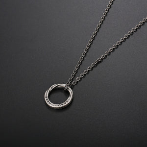 Stainless Steel Round Minimalism Necklace