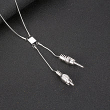 Load image into Gallery viewer, Stainless Steel Data Cable Trend Necklace
