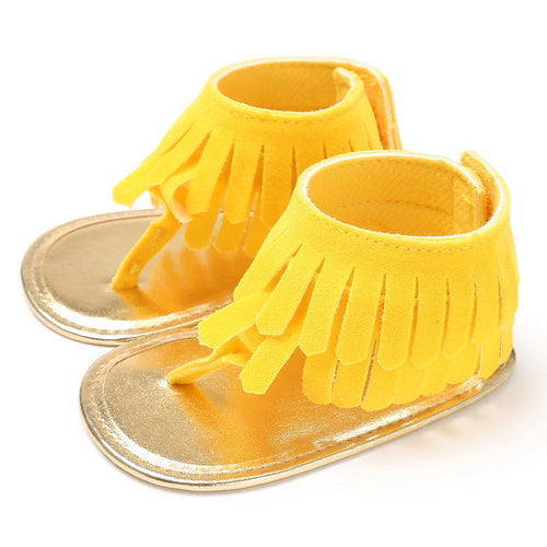 Ankle Tassel Sandals - Critique Clothing - 