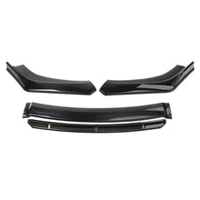 Load image into Gallery viewer, Car Accessories Universal Car Front Bumper Lip Body Kit Spoiler Splitter Diffuser 4PCS White Carbon Fiber Splitter ABS Plastic - Critique Clothing - 
