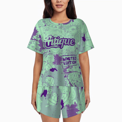 Critique/Asaali Co. Women's Summer Round Neck Pajamas - Critique Clothing - 
