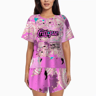 Critique/Asaali Co. Women's Summer Round Neck Pajamas - Critique Clothing - 