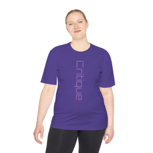 Critique Unisex Moisture Wicking Tee - Critique Clothing - 