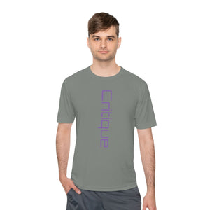 Critique Unisex Moisture Wicking Tee - Critique Clothing - 