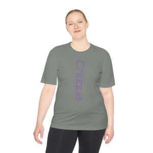 Critique Unisex Moisture Wicking Tee - Critique Clothing - 