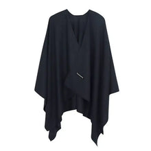 Load image into Gallery viewer, New Fashion Cashmere Winter Women Poncho Scarves Women Solid Shawl Cape Foulard Femme Pashmina Female Bufanda Mujer Sjaal