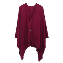 Load image into Gallery viewer, New Fashion Cashmere Winter Women Poncho Scarves Women Solid Shawl Cape Foulard Femme Pashmina Female Bufanda Mujer Sjaal