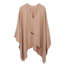 Load image into Gallery viewer, New Fashion Cashmere Winter Women Poncho Scarves Women Solid Shawl Cape Foulard Femme Pashmina Female Bufanda Mujer Sjaal