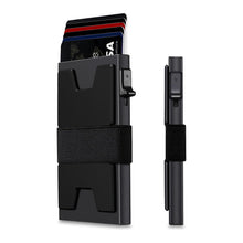 Load image into Gallery viewer, Metal card bag Men&#39;s RFID anti-theft brush metal aluminum alloy card bag
