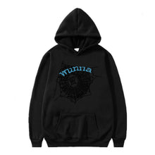 Load image into Gallery viewer, Hip hop hoodie for men and women WUNNA spider web sweatshirt hoodie