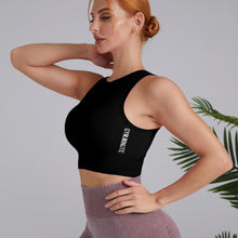 Load image into Gallery viewer, Yoga vest without chest pad breathable shock-proof running top back quick drying fitness wear sleeveless T-shirt