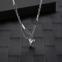 Load image into Gallery viewer, Stainless Steel Love Splicing Fashion Necklace