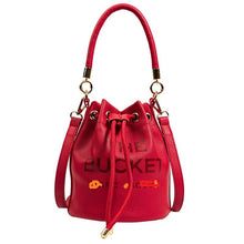 Load image into Gallery viewer, Women&#39;s bag Classic fashion vintage printed et bag drawstring shoulder crossbody bag
