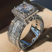 Load image into Gallery viewer, Hot silver fashion ring engagement ring for women