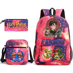 Film and television Harry Potter printed shoulder casual student backpack