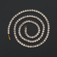 Load image into Gallery viewer, Stainless Steel European And American  Full Diamond Necklace