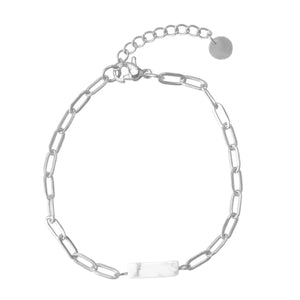 Stainless Steel Natural Stone Trend Bracelet