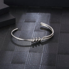 Load image into Gallery viewer, Stainless Steel European and American Fashion Geometric C-shaped Wrapped Knot Bracelet
