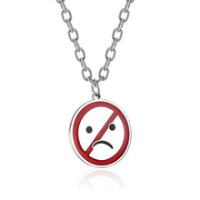 Load image into Gallery viewer, Stainless Steel Fashion Creativity Prohibit Emo Pendant Necklace