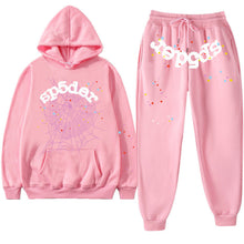 Load image into Gallery viewer, sp5der autumn and winter sportswear sports hoodie men&#39;s fleece casual pants Sports men&#39;s trousers long pants