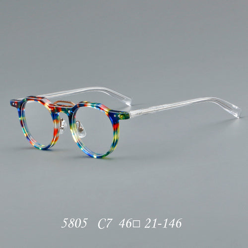 New plate retro frame 5805 flat light mirror can be ed with myopia
