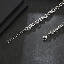 Load image into Gallery viewer, Stainless Steel  Square Artificial Gemstone Trend Fashion Pendant Necklace
